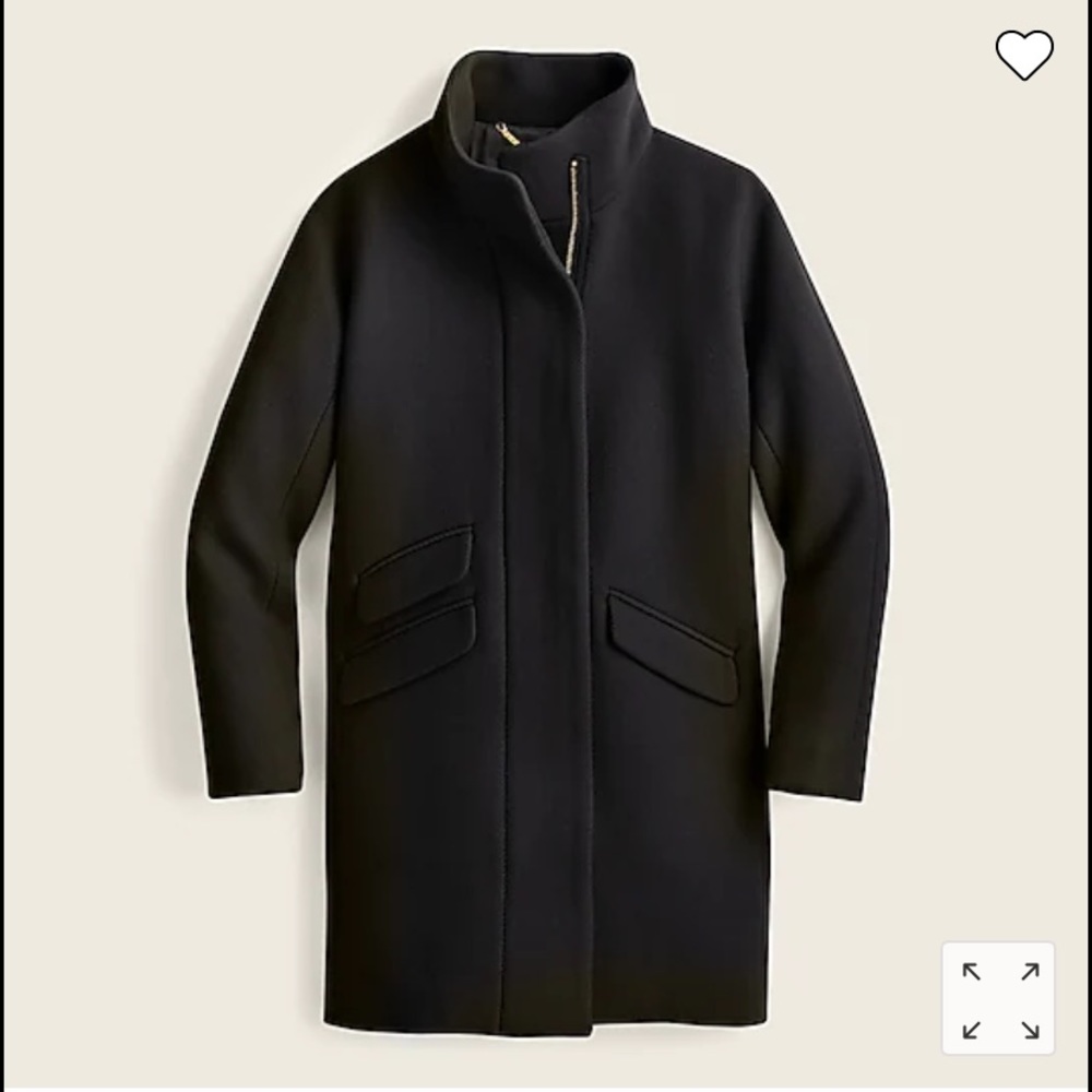 COPY - MUST SELL THIS WEEK NWT J Crew Black Cocoon Coat Sz 0